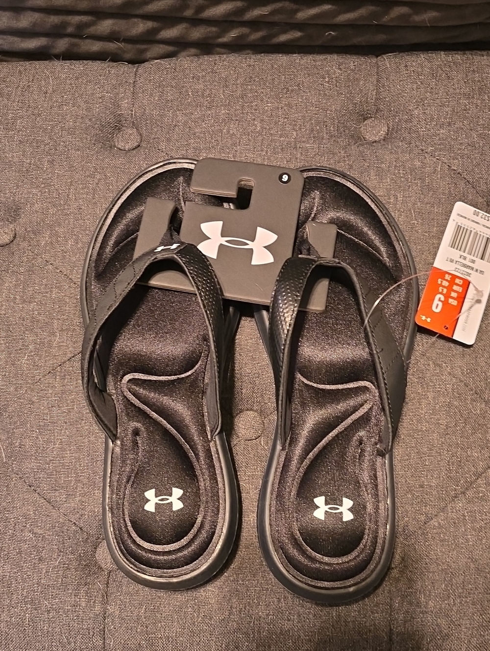 Under Armour Womens Black Logo Slide Sandals